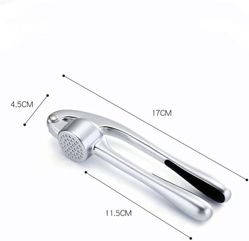 Alloy Garlic Press Crusher Peeler Brush and Scraper Kitchen Gadget Set - Image 4
